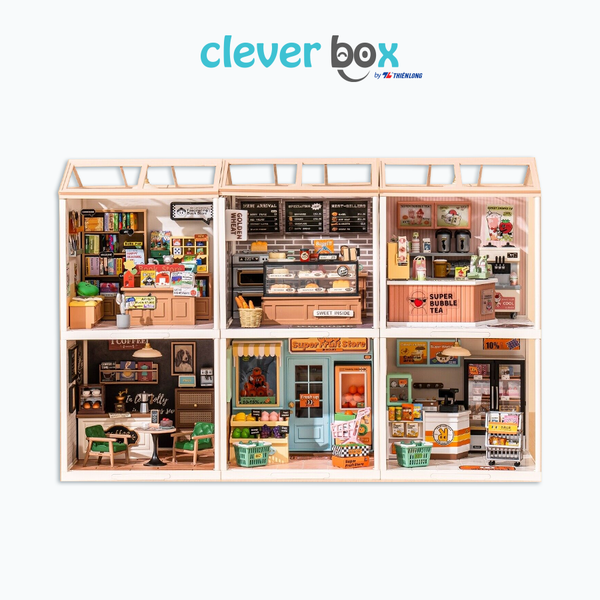 Mô Hình Lắp Ghép Nhà Búp Bê Robotime Rolife Super Creator DIY Miniature House