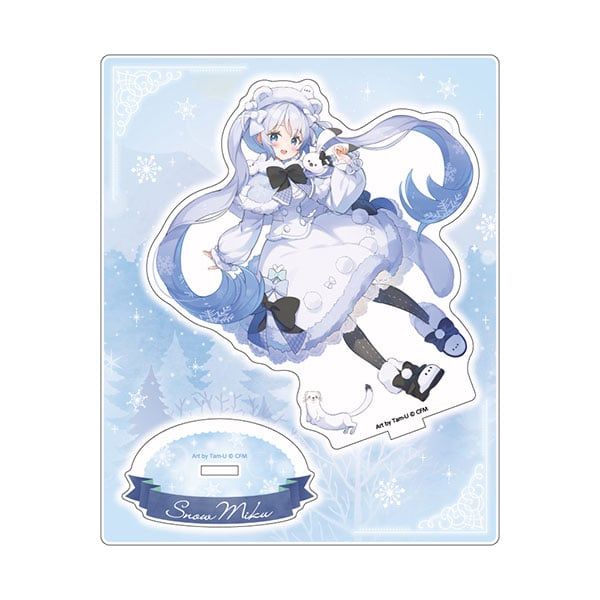 Snow Miku x KIBANA Acrylic Stand - VOCALOID Series | Caravan Goods
