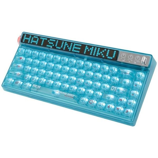 Hatsune Miku Bàn Phím Cơ Heart of Esports 68 Key RGB Gaming Keyboard - Vocaloid | Machenike Moeyu Official Goods