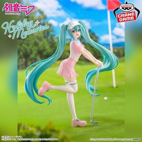 Hatsune Miku Holiday Memories - Golf | Bandai Spirits, Banpresto Figure