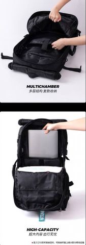 Balo Túi Đa Năng Du Lịch EXDARK x Hatsune Miku MIKU TRAVEL Series 2023 - Phong Cách Cyberpunk Cao Cấp