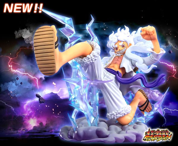 Monkey D. Luffy - Figuarts ZERO Gear 5 Gigant - Chou Gekisen Extra Battle - One Piece | Bandai Spirits Figure