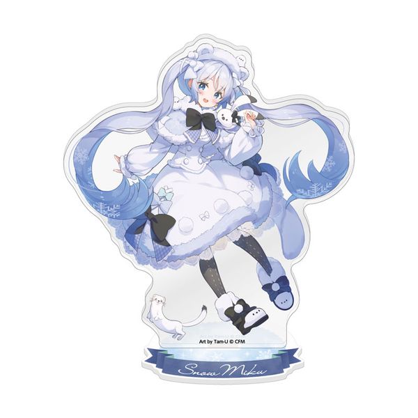 Snow Miku x KIBANA Acrylic Stand - VOCALOID Series | Caravan Goods