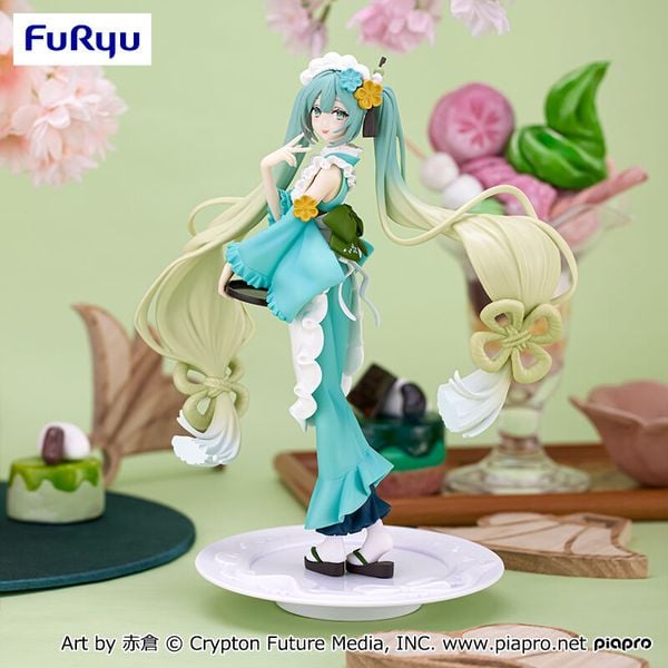 Hatsune Miku Matcha Parfait Hakka - Sweet Sweets Exceed Creative | FuRyu Figure