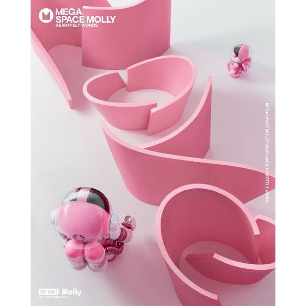 Mô Hình POP MART Mega Space Molly 400% Heartfelt Words Blind box Artoy