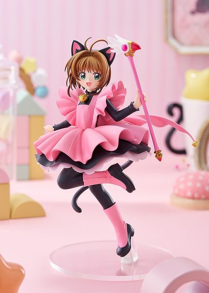 POP UP PARADE Sakura Kinomoto Black Cat Costume Ver L Size - Cardcaptor Sakura | Good Smile Company Figure