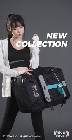 Balo Túi Đa Năng Du Lịch EXDARK x Hatsune Miku MIKU TRAVEL Series 2023 - Phong Cách Cyberpunk Cao Cấp