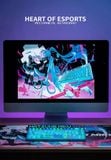 Hatsune Miku Bàn Phím Cơ Heart of Esports 68 Key RGB Gaming Keyboard - Vocaloid | Machenike Moeyu Official Goods