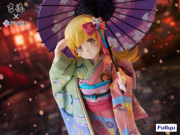 Oshino Shinobu Nihon Ningyou 1/4 - Monogatari Series ( FuRyu, Yoshitoku ) Figure