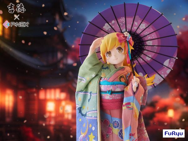 Oshino Shinobu Nihon Ningyou 1/4 - Monogatari Series ( FuRyu, Yoshitoku ) Figure