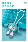 Hatsune Miku Squinting Eyes Type C USB Cable - Vocaloid | Moeyu Official Goods