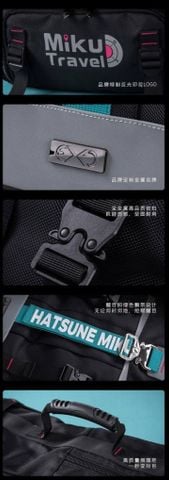 Balo Túi Đa Năng Du Lịch EXDARK x Hatsune Miku MIKU TRAVEL Series 2023 - Phong Cách Cyberpunk Cao Cấp