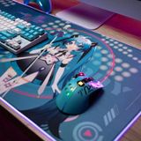 Hatsune Miku RGB Cyber Melody Mouse Pad - Vocaloid | Moeyu Goods
