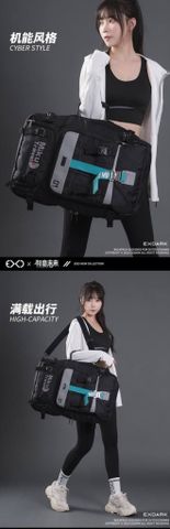 Balo Túi Đa Năng Du Lịch EXDARK x Hatsune Miku MIKU TRAVEL Series 2023 - Phong Cách Cyberpunk Cao Cấp