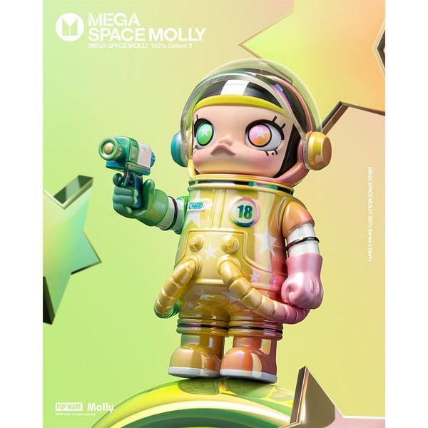 Mô Hình MEGA SPACE MOLLY 100% Series 3 | POP MART Figure