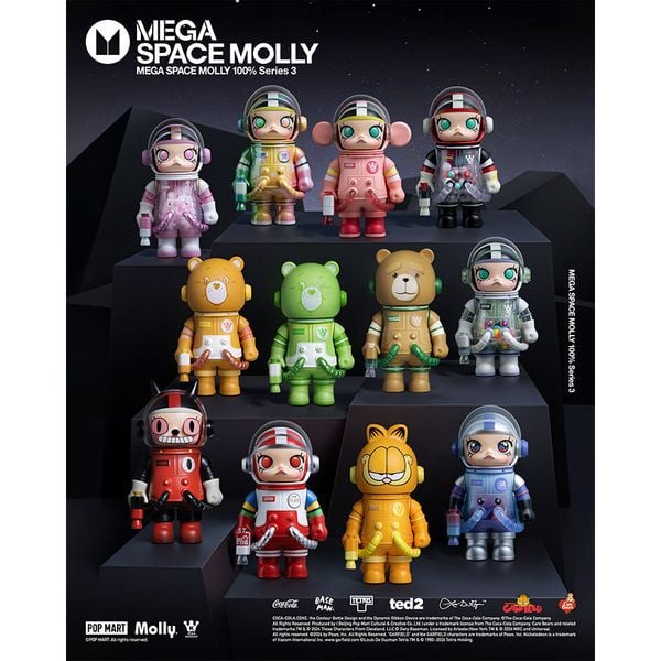 Mô Hình MEGA SPACE MOLLY 100% Series 3 | POP MART Figure