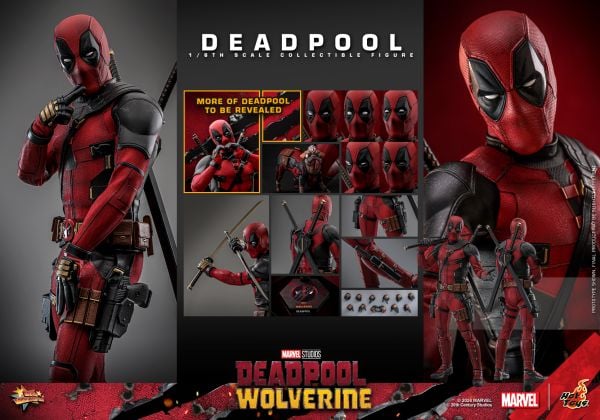 Movie Masterpiece Deadpool 1/6 - Deadpool & Wolverine Marvel Comics | Hot Toys Figure