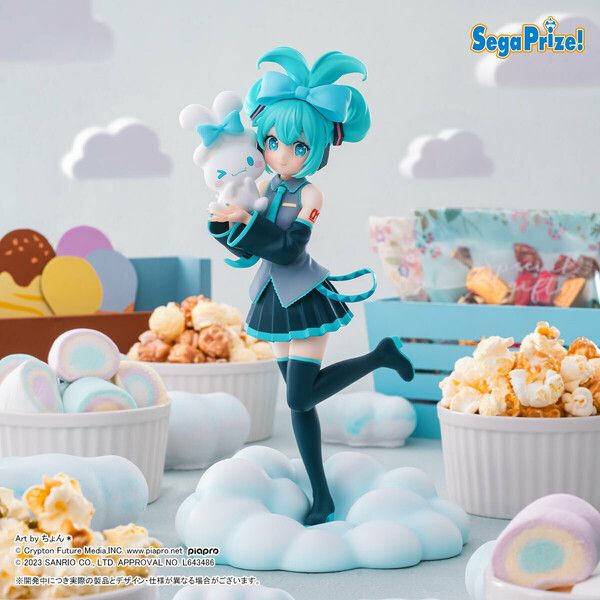 M HATSUNE MIKU×CINNAMOROLL ミントグリーン Figurka Hatsune Miku x Cinnamoroll Collaboratiion Ver. Nendoroid