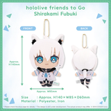 Nhồi bông hololive friends to Go Shirakami Fubuki Plushie