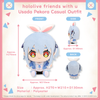 Nhồi bông hololive friends with u Usada Pekora Casual Outfit Plushie