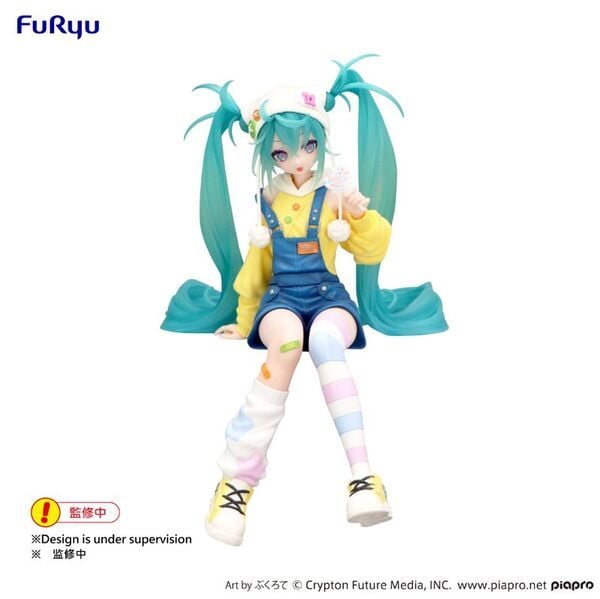 Hatsune Miku Lollipop - Piapro Characters Noodle Stopper Figure  | FuRyu Figure