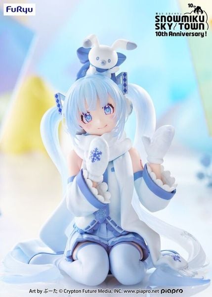 Hatsune Miku Rabbit Yukine Snow Sky Town ver. - Piapro Characters Noodle Stopper Figure | FuRyu Figure