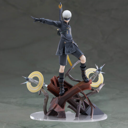 NieR:Automata Ver1.1a – 9S (YoRHa No.9 Type S) Figur Von Proof – 1/7 Scale PVC, Mit Austauschbarem Kopf & Detailreicher Waffe