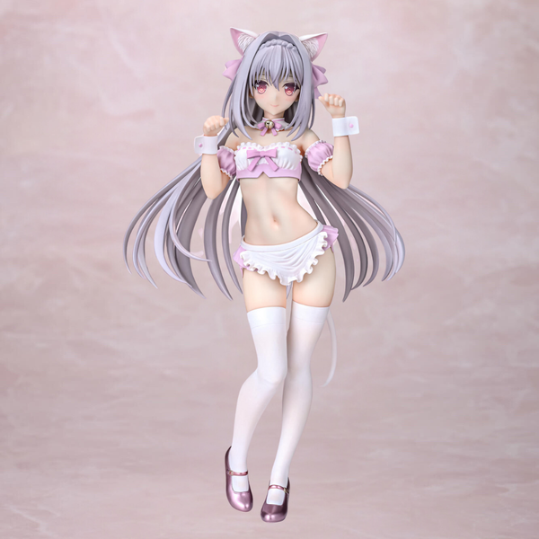 Luna Sakurakouji Cat-eared Maid Cherry Blossom Color ver 1/6 - Tsuki ni Yorisou Otome no Sahou | Q-six Figure
