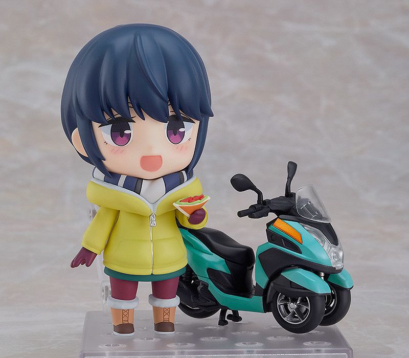Pre Order Nendoroid 1451 Rin Shima: Touring Ver. Order Form: ( I rode 150 kilometers! From the anime series Laid Back Camp comes a Nendoroid of Rin Shima with her scooter Pre Order Nendoroid 1451 Rin Shima: Touring Ver. Order Form: ( I rode 150 kilometers! From the anime series Laid Back Camp comes a Nendoroid of Rin Shima with her scooter