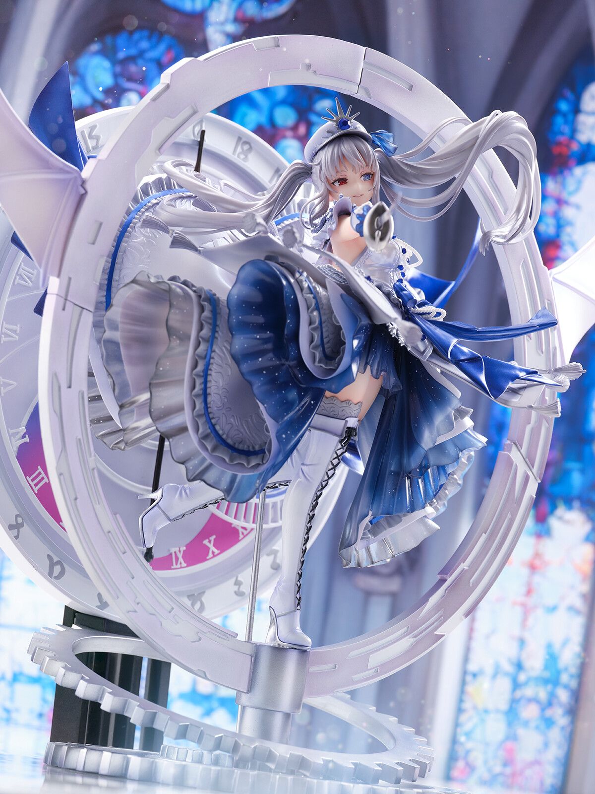 白の女王  Blue Sapphire Dress Ver 1/7 Date A Bullet The White Queen -Royal Blue Sapphire Dress Ver