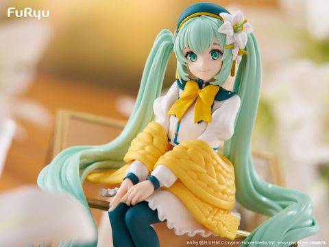 Hatsune Miku Lily, White Flower Fairy Noodle Stopper  | FuRyu Figure
