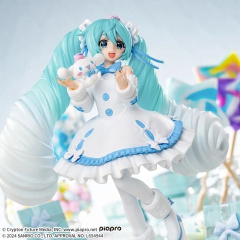 Hatsune Miku x Cinnamoroll White Dress Ver - Cinnamoroll, Piapro Characters | SEGA Figure