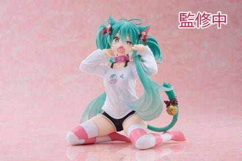 Hatsune Miku Desktop Cute Nekomimi T-Shirt ver. - Vocaloid | Taito Figure