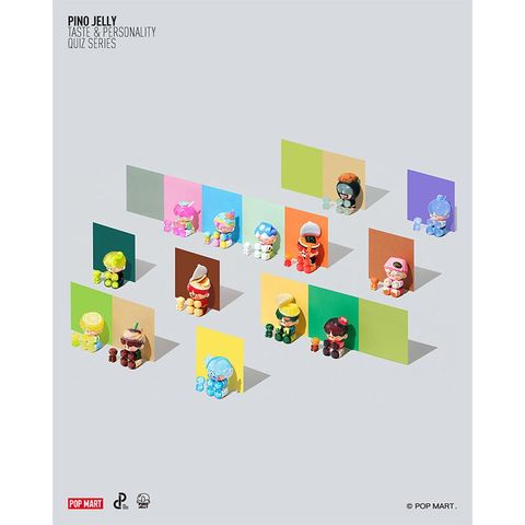 Mô Hình Đồ Chơi POP MART Pino Jelly Trắc Nghiệm Tính Cách Nhân Vật Blind box Artoy