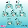Nhồi bông Hatsune Miku Taito Prize Item Face Plush Mascot with Charm