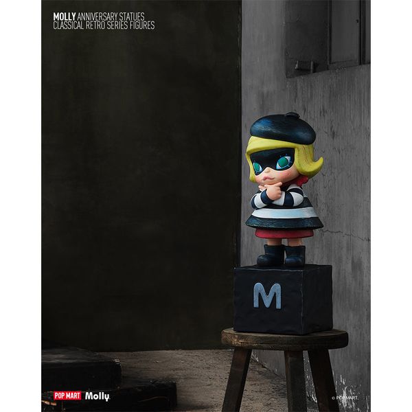 Đồ Chơi Mô Hình POP MART Molly Anniversary Statues Classical Retro Blind box Artoy