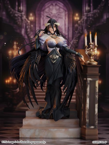 Albedo Jet Black Dress Ver 1/7 - Overlord | SHIBUYA SCRAMBLE FIGURE Figure