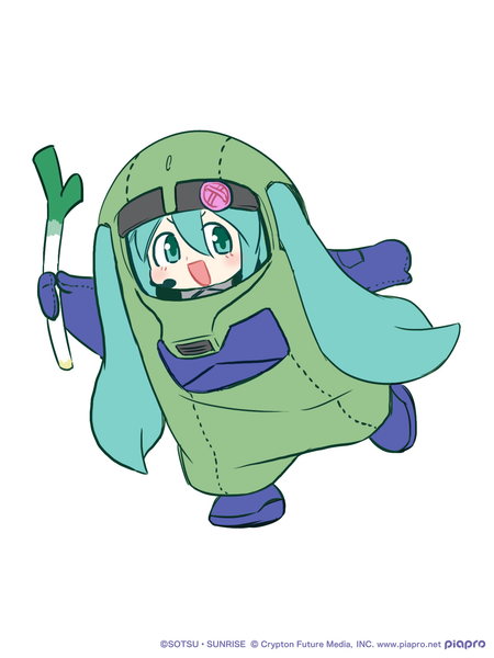 Hatsune Miku Zakugurumi Gundam x Miku Anniversary - Kidou Senshi Gundam Piapro Characters | Bandai Spirits Figure