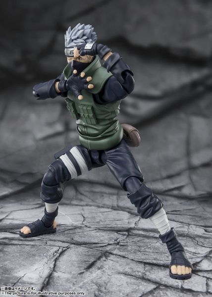 S.H.Figuarts Kakashi Hatake Yuumei Todoroku Sharingan no Eiyuu - NARUTO Shippuden | Bandai Spirits Figure