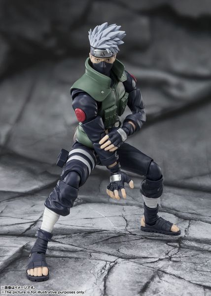 S.H.Figuarts Kakashi Hatake Yuumei Todoroku Sharingan no Eiyuu - NARUTO Shippuden | Bandai Spirits Figure