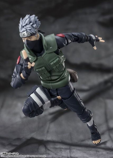 S.H.Figuarts Kakashi Hatake Yuumei Todoroku Sharingan no Eiyuu - NARUTO Shippuden | Bandai Spirits Figure