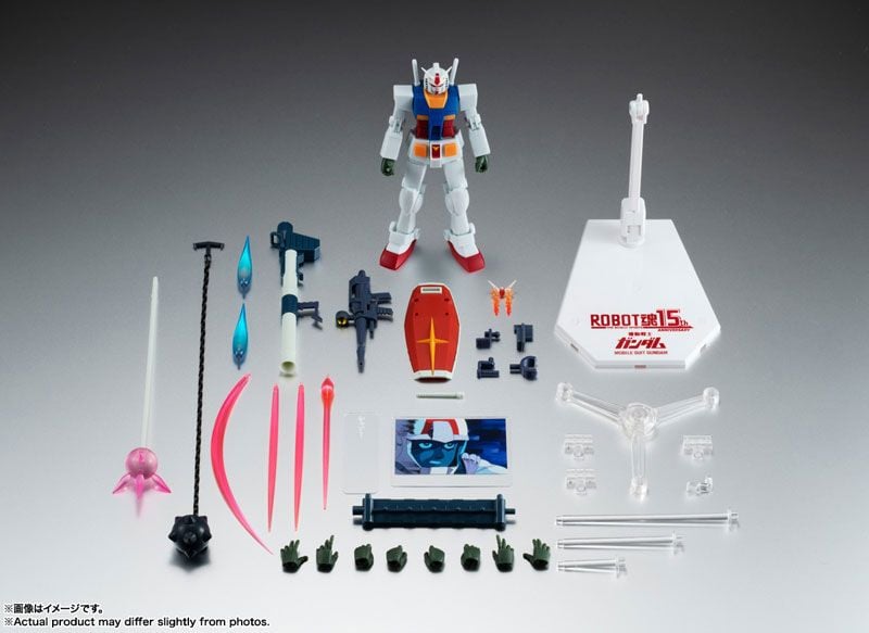 【非売品】 ガンダム 15th Anniversary ガンプラ ポスター ROBOT魂 ＜SIDE MS＞ RX-78-2 ガンダム ver. A.N.I.M.E. ～ROBOT