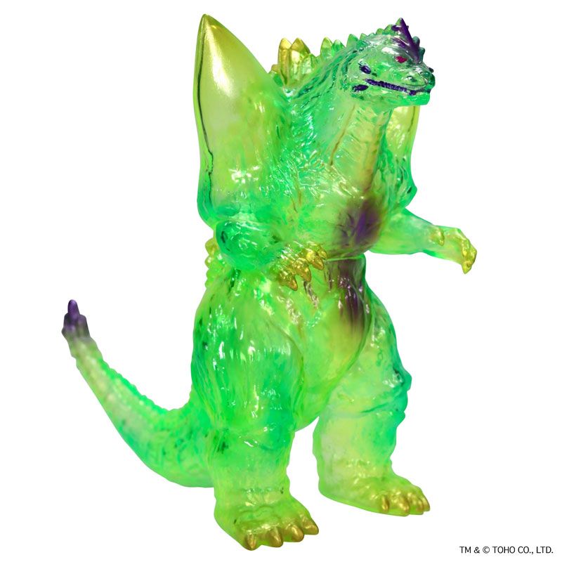 CCP Godzilla 1964 Soft Vinyl Sofubi - Clear Green - Taille M (13 Cm) - NEUF Sous Blister - Japon