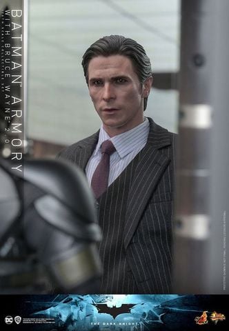 Batman Armory with Bruce Wayne (2.0) - Movie Masterpiece 1/6 Scale Fully Poseable Figure | Hot Toys Figure