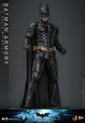 Batman Armory with Bruce Wayne (2.0) - Movie Masterpiece 1/6 Scale Fully Poseable Figure | Hot Toys Figure