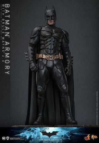Batman Armory with Bruce Wayne (2.0) - Movie Masterpiece 1/6 Scale Fully Poseable Figure | Hot Toys Figure