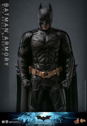 Batman Armory with Bruce Wayne (2.0) - Movie Masterpiece 1/6 Scale Fully Poseable Figure | Hot Toys Figure