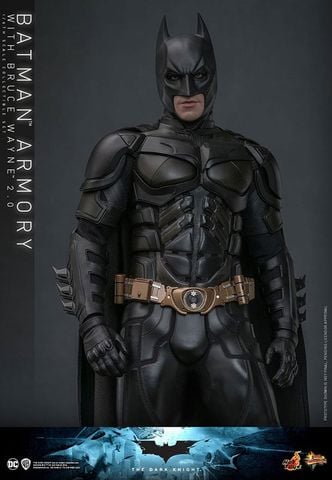 Batman Armory with Bruce Wayne (2.0) - Movie Masterpiece 1/6 Scale Fully Poseable Figure | Hot Toys Figure