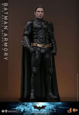 Batman Armory with Bruce Wayne (2.0) - Movie Masterpiece 1/6 Scale Fully Poseable Figure | Hot Toys Figure