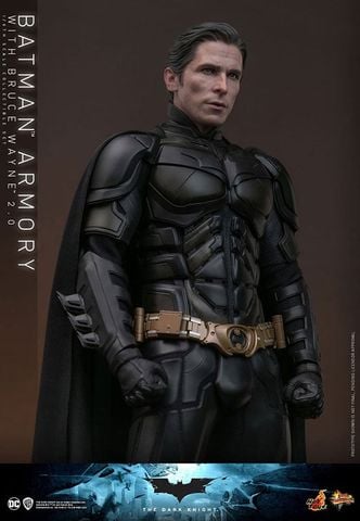 Batman Armory with Bruce Wayne (2.0) - Movie Masterpiece 1/6 Scale Fully Poseable Figure | Hot Toys Figure